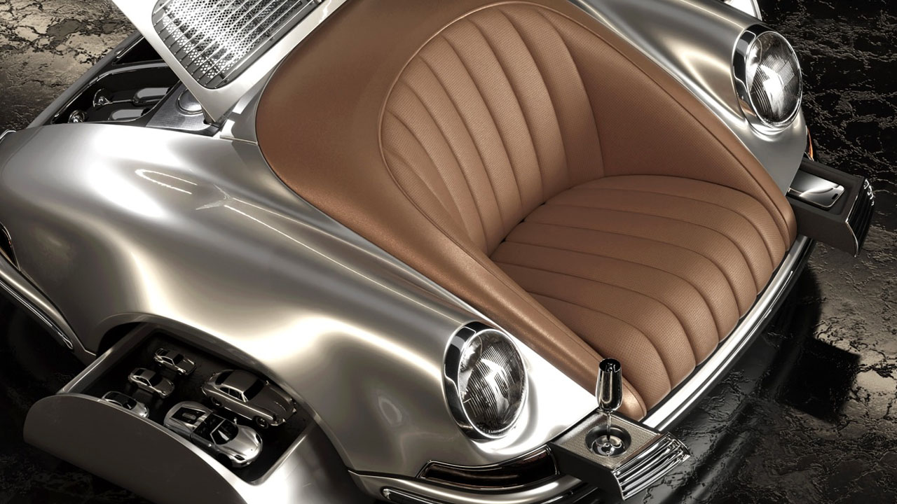 Arkadia-Life P01 Classic Sofa with hidden storage for watches and collectible toy cars