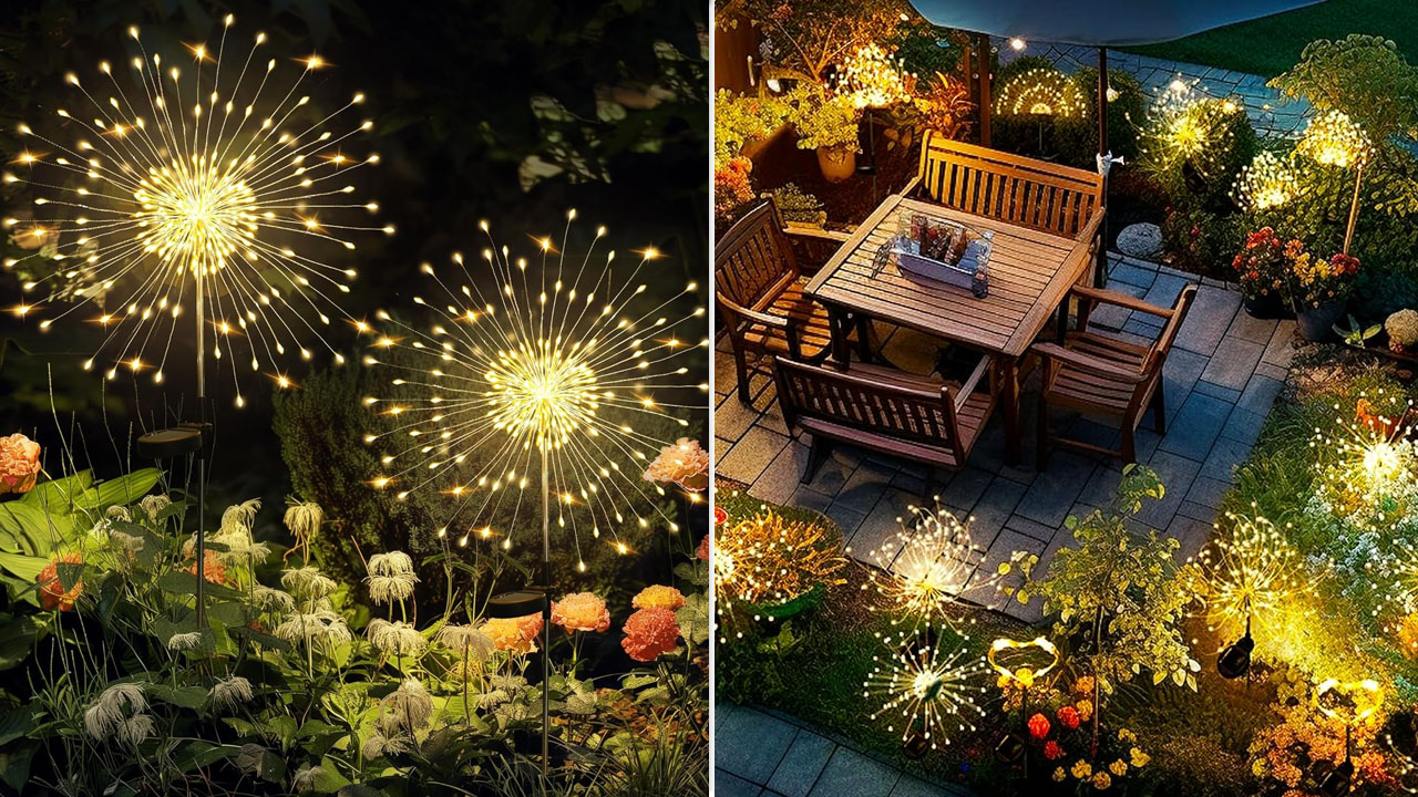 GIGALUMI Solar Firework Outdoor Light