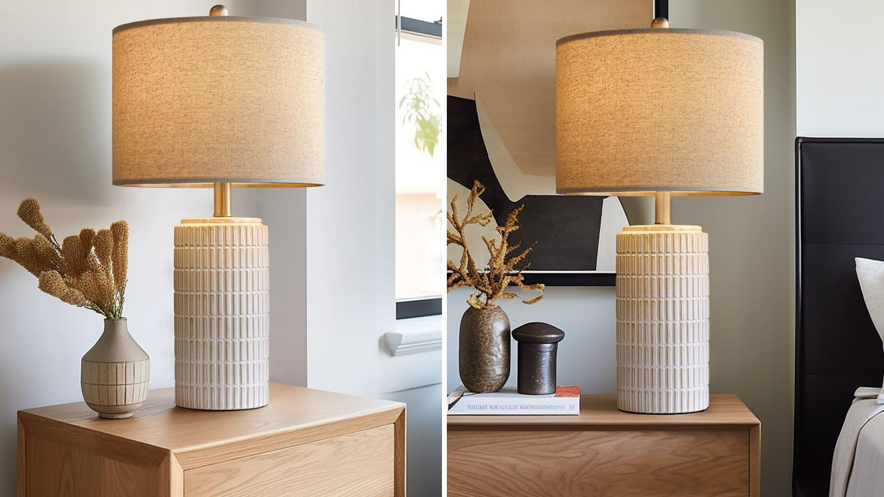 PoKat Modern Ceramic Table Lamp