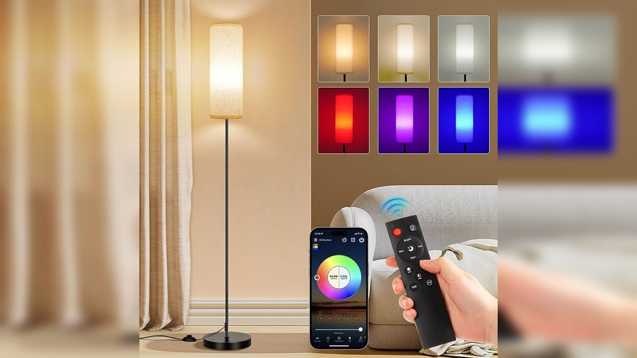 Bright Corner Floor Lamp
