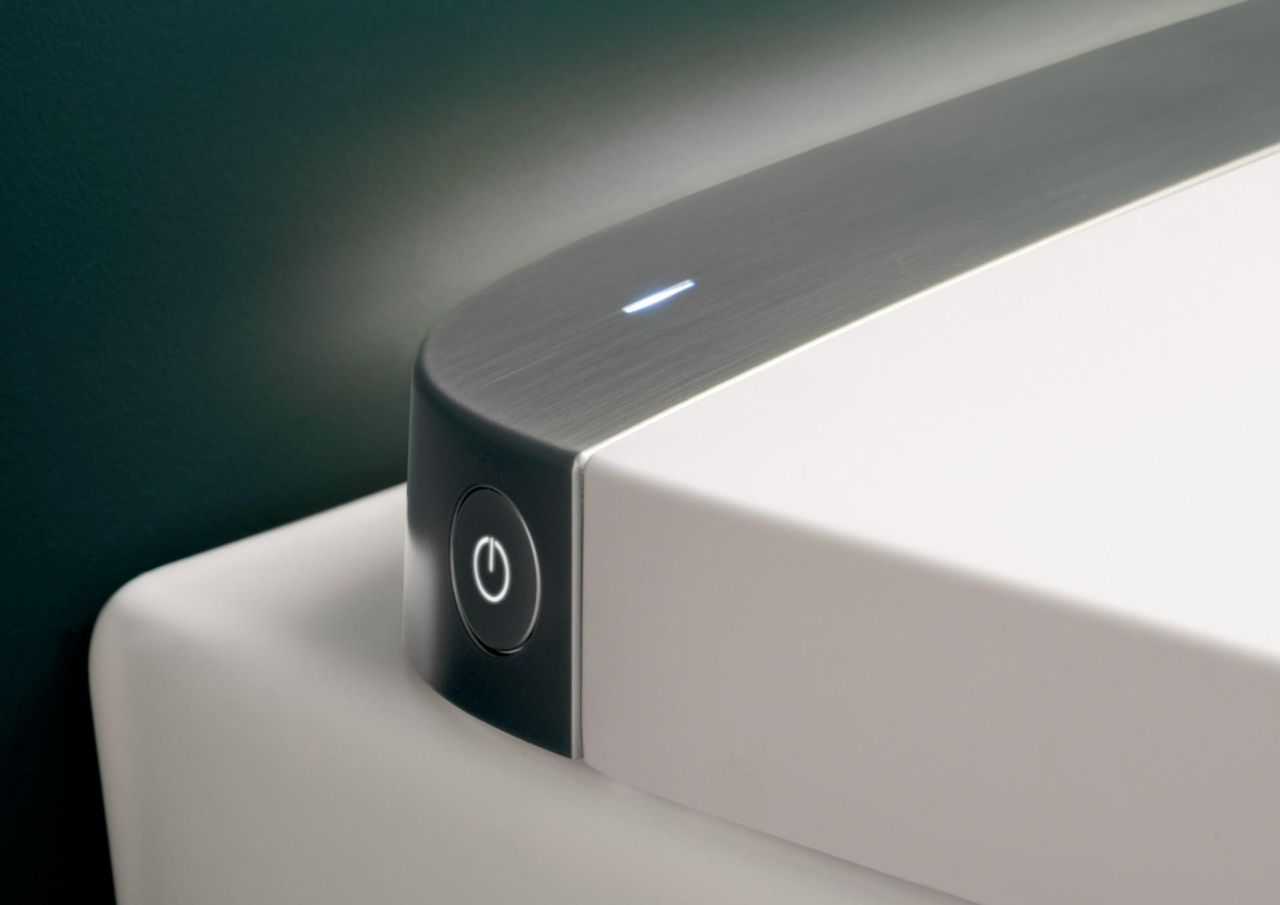 Roca In-Wash Vorea Smart Toilet with a single button for control
