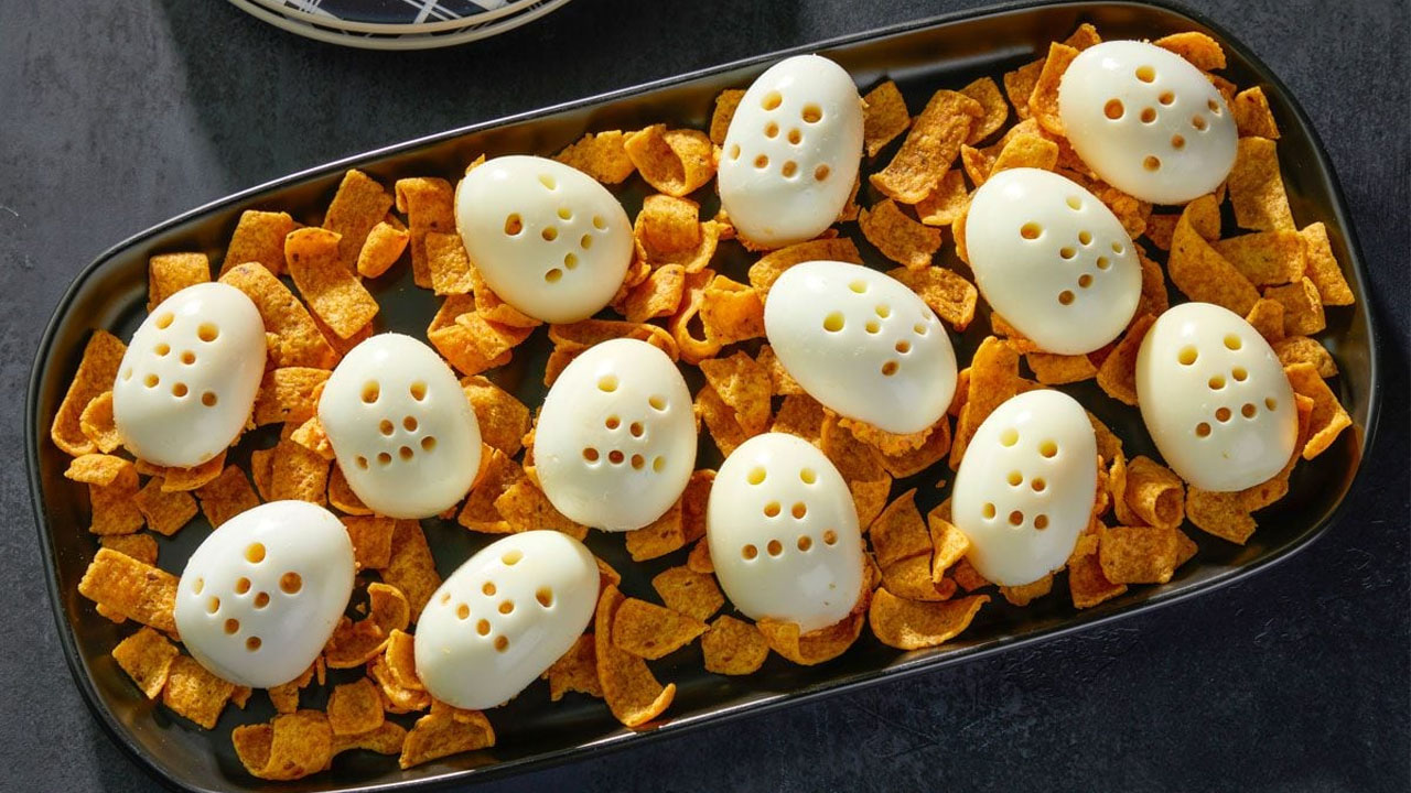 Halloween Deviled Eggs