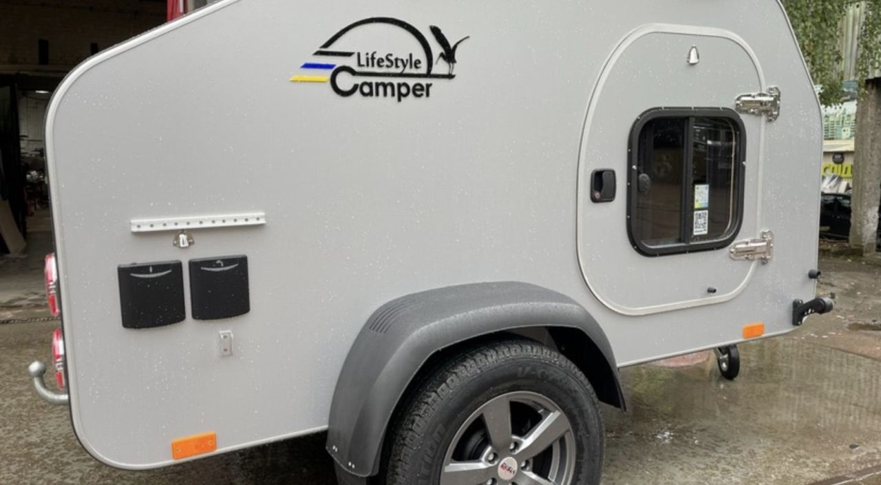 Simple Drop Teardrop Trailer Features Complete Wooden Construction
