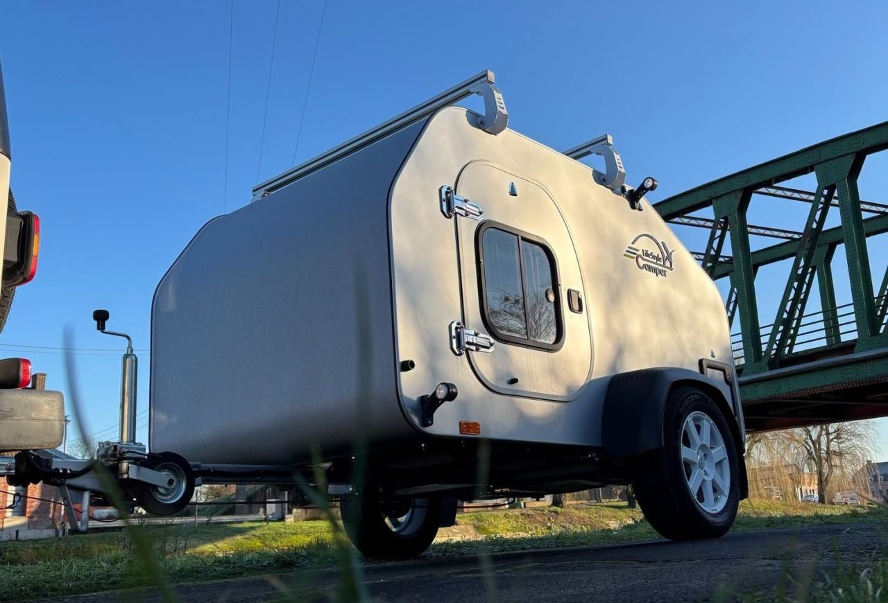Simple Drop Teardrop Trailer Features Complete Wooden Construction