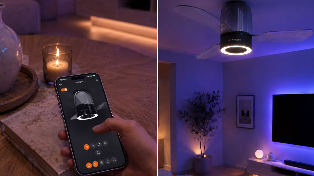 WindGroove AirFi Ceiling Fan_app control