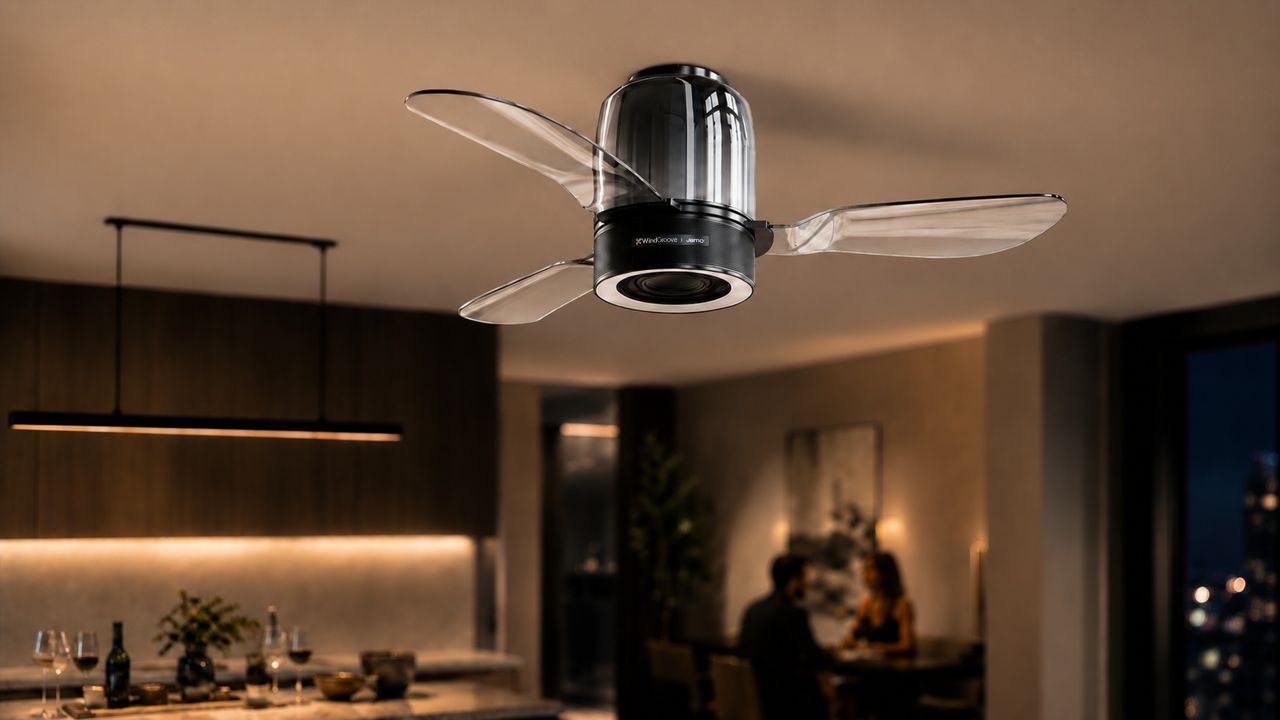 Ventilador de techo WindGroove AirFi One: centro de entretenimiento para el hogar