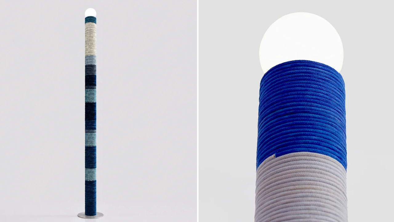 Carding Floor Lamp by Gonzalo Bascuñan