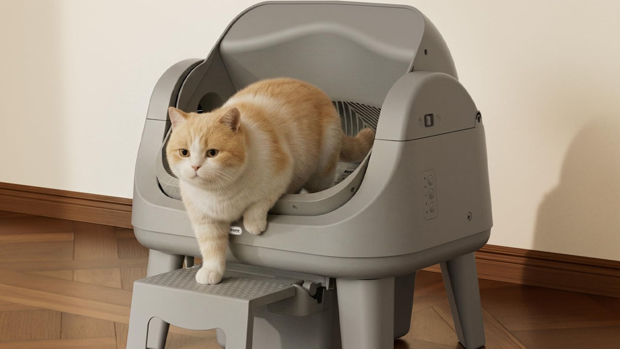 PetPivot Open top Self-Cleaning Litter Box_10