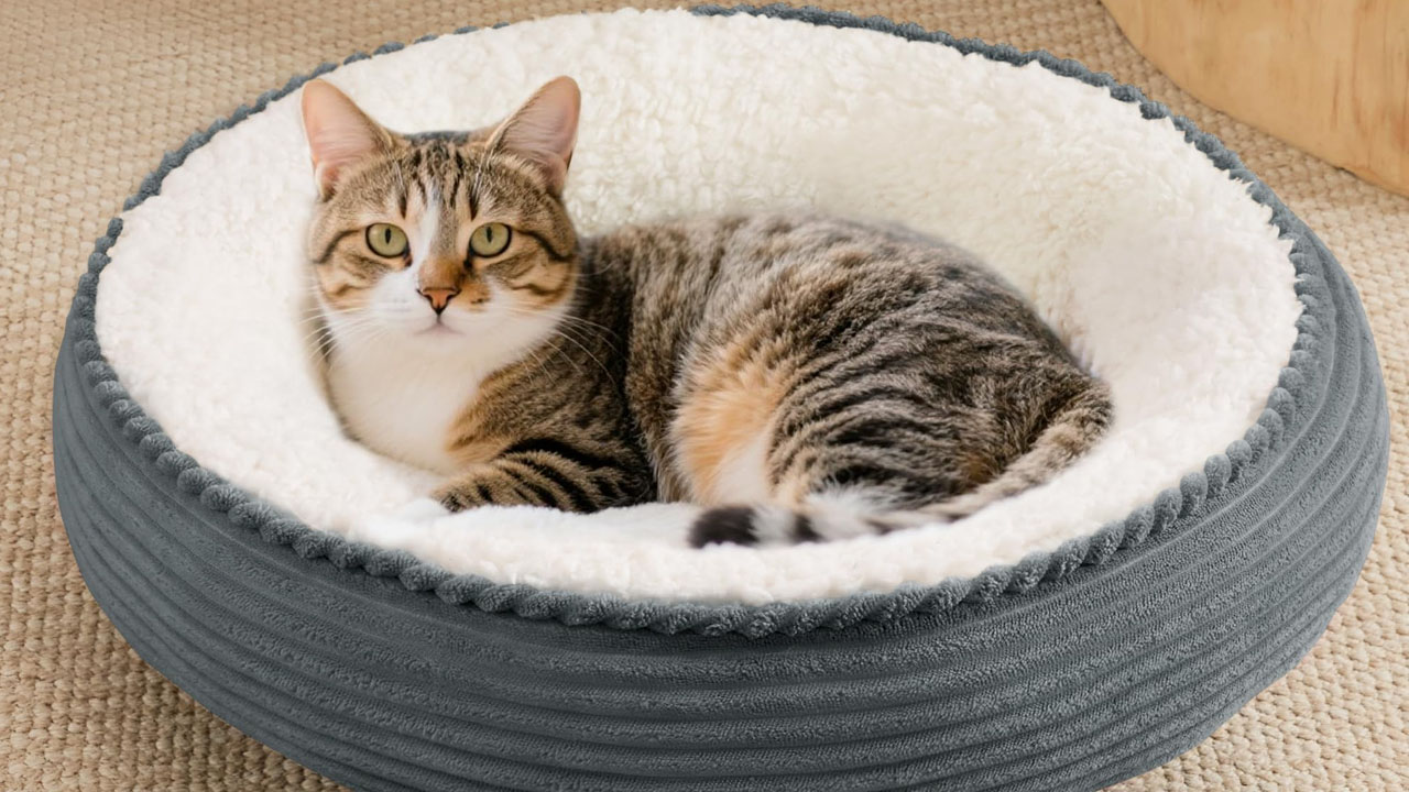 Round Donut Cushion Bed_18