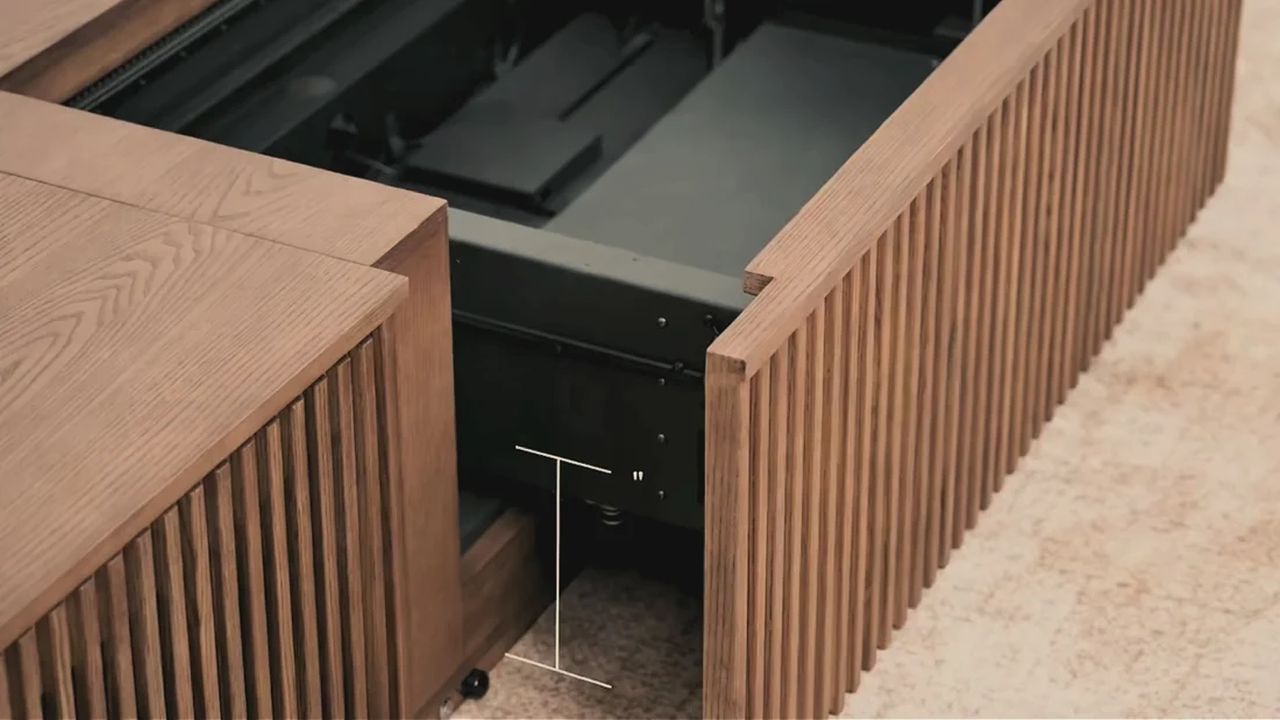 CINÈST’s Core E1 Motorized Media Cabinet for UST Projectors