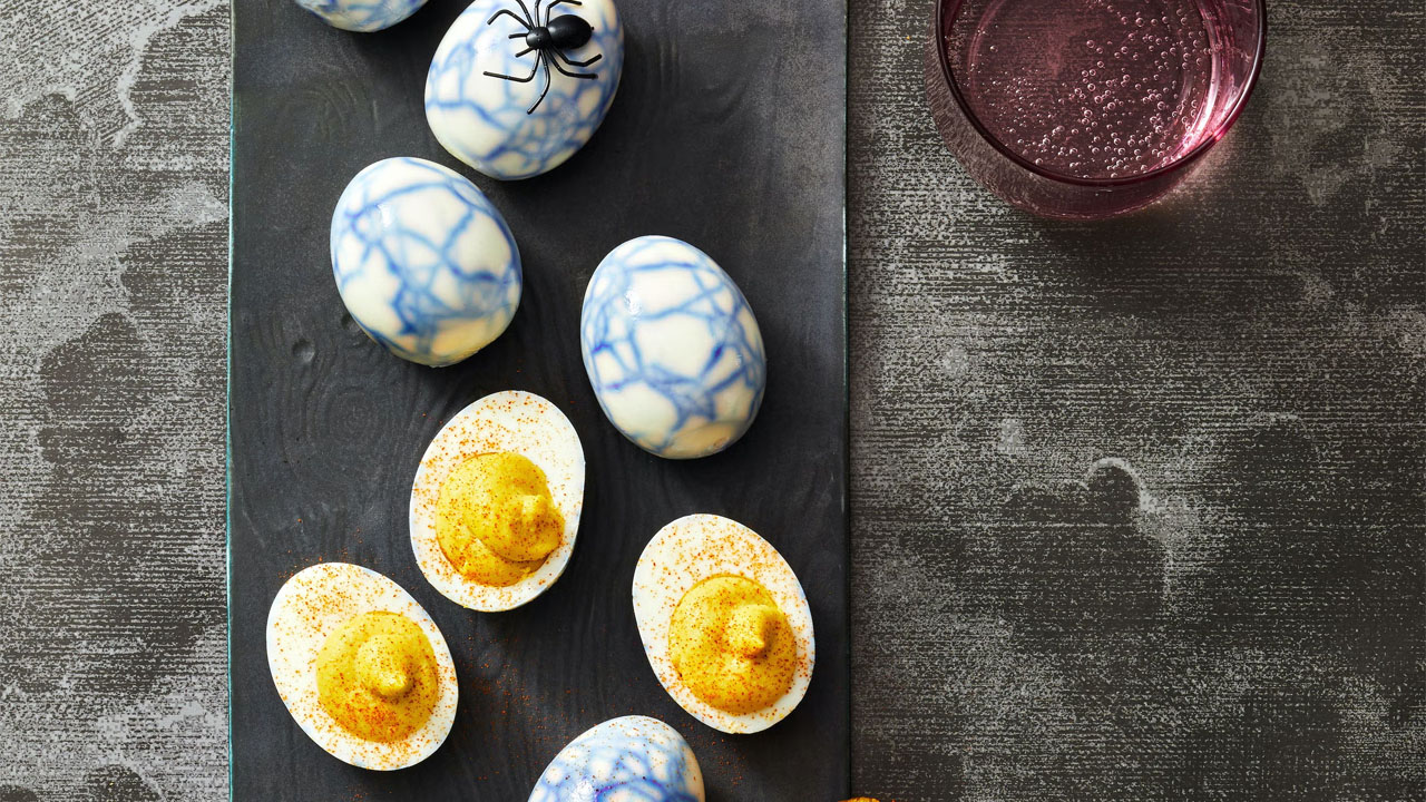 Halloween Deviled Eggs