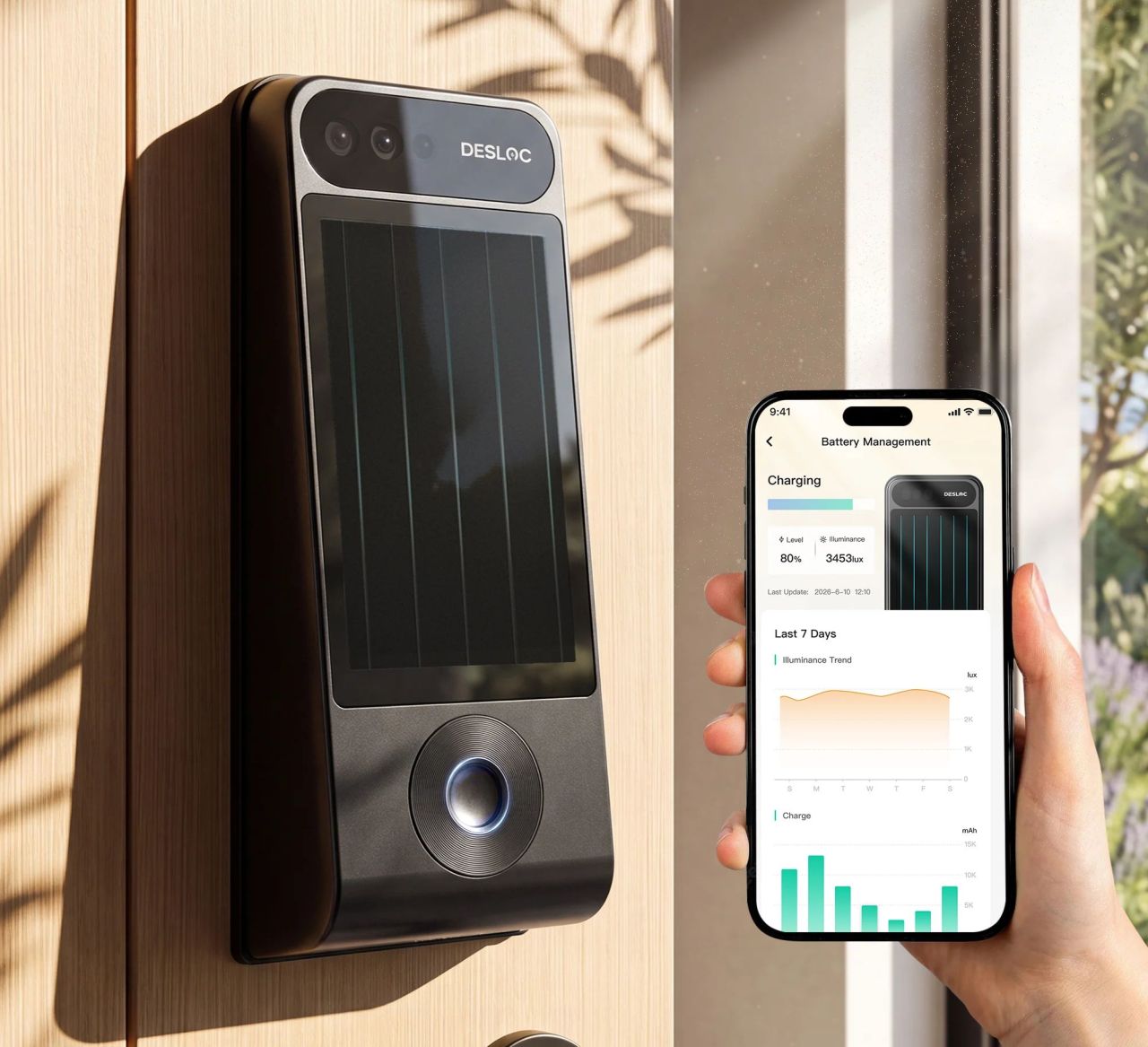 DESLOC Discounts V150 Plus Solar Smart Lock for 15-Percent Off for Halloween