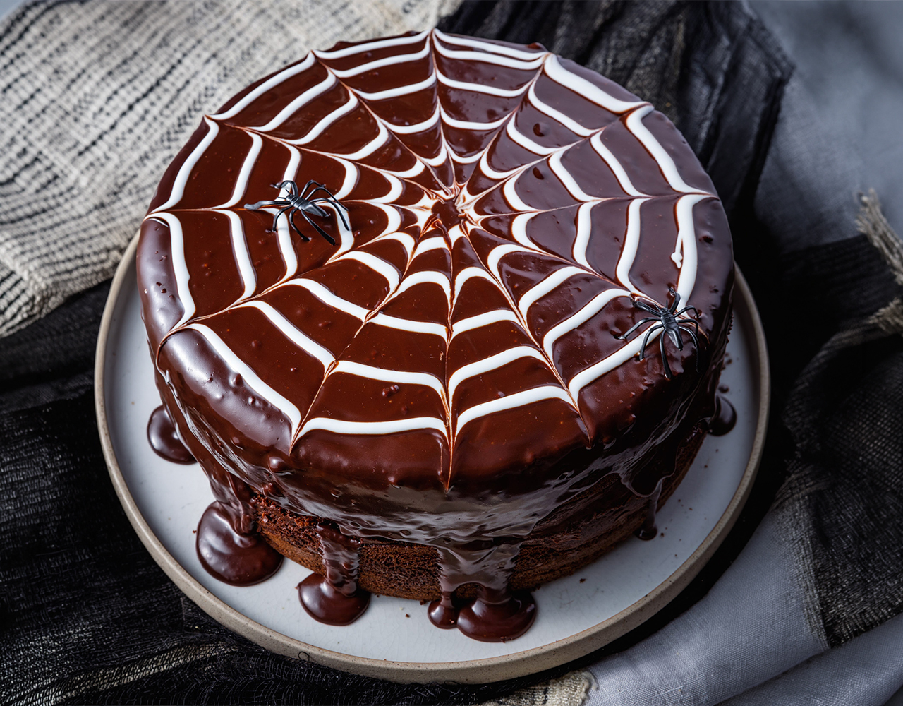Spiderweb Cake