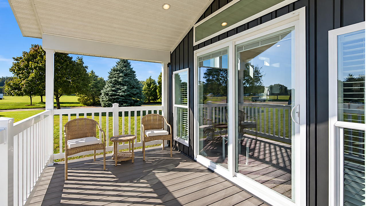 Northridge tiny house porch