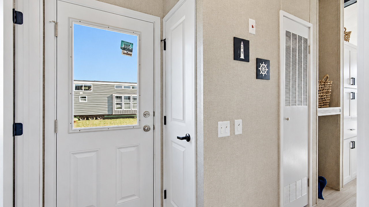 Northridge tiny house front door