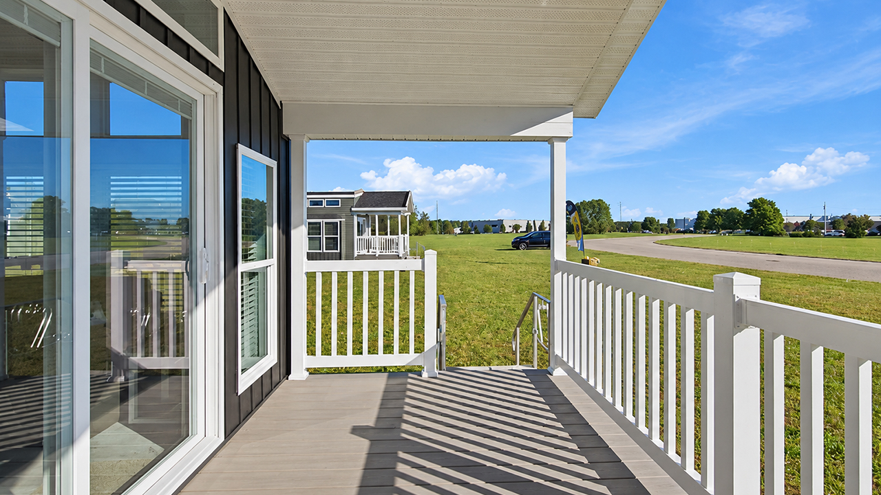 Northridge tiny house porch