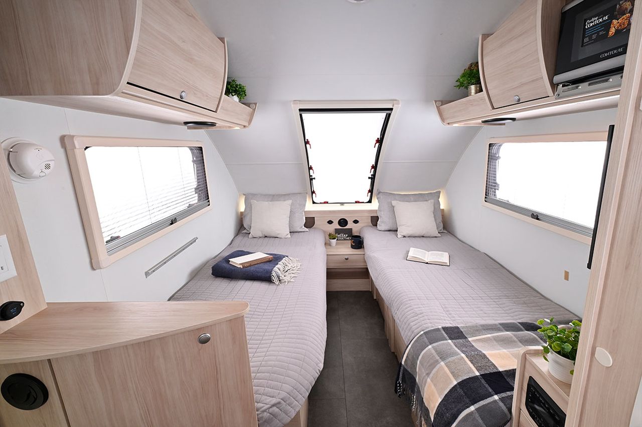 2027 TAB 360 Teardrop Trailer by nuCamp - two side beds