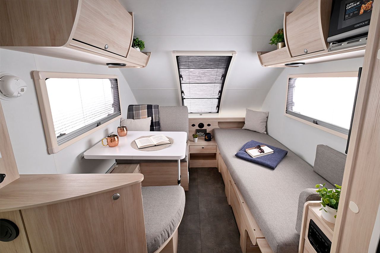 2027 TAB 360 Teardrop Trailer by nuCamp - dining area in side