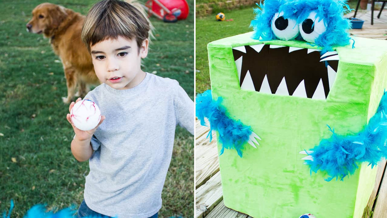 Feed the Monster Halloween Game