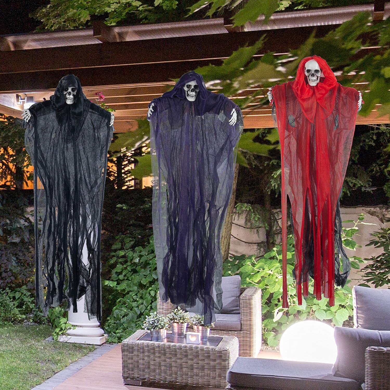 Halloween Clown Grim Reaper Decoration