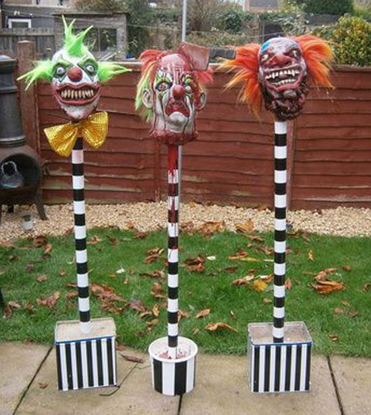 Clown Planter for Halloween decoration