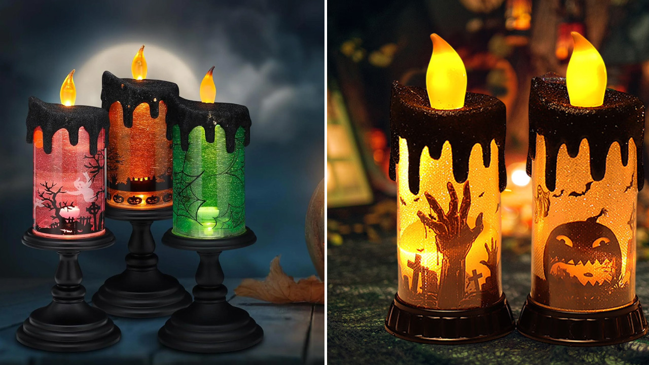 Battery-Operated Candles for Halloween