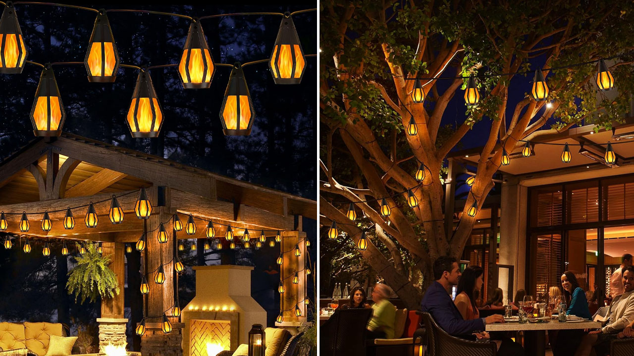 Jnaurb Solar String Lights 
